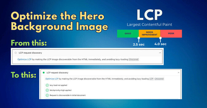 Quick Win: Preload Your Hero Background Image to Improve LCP in WordPress